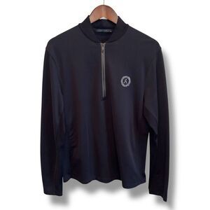 Greyson Black 1/4 Zip Golf Sweater Men’s Sz M